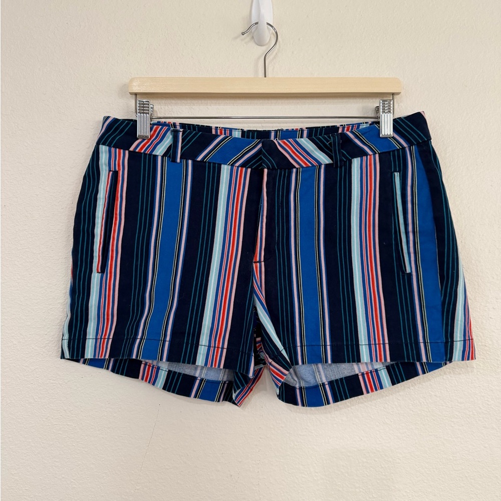 a.n.a Women's Striped Cargo Shorts - Multicolor W014